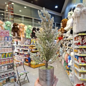 درختچه سال نو گلدانی 52سانت کد 1062