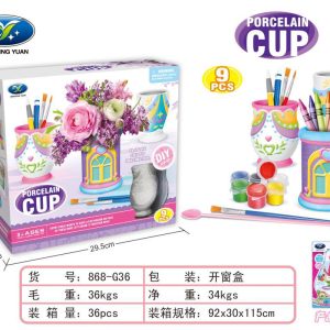 گلدان سفال رنگ امیزی 868