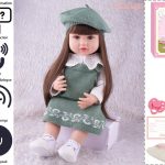 عروسک سلیکونی هوشمند لباس سبز 5530