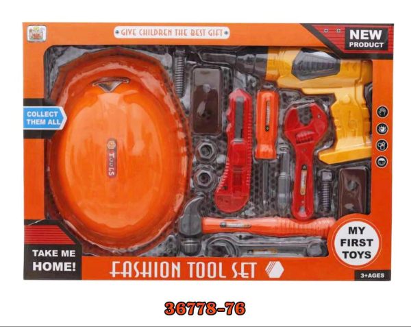 ست ابزار با کلاه و دریل 36778/76 - Image 1