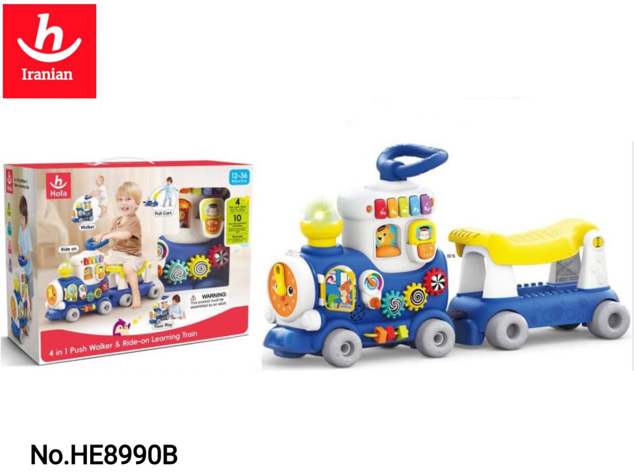 photo_2025-11-06_11-40-55 هالی تویز واکر قطار آبی 8990b - تصویر 1