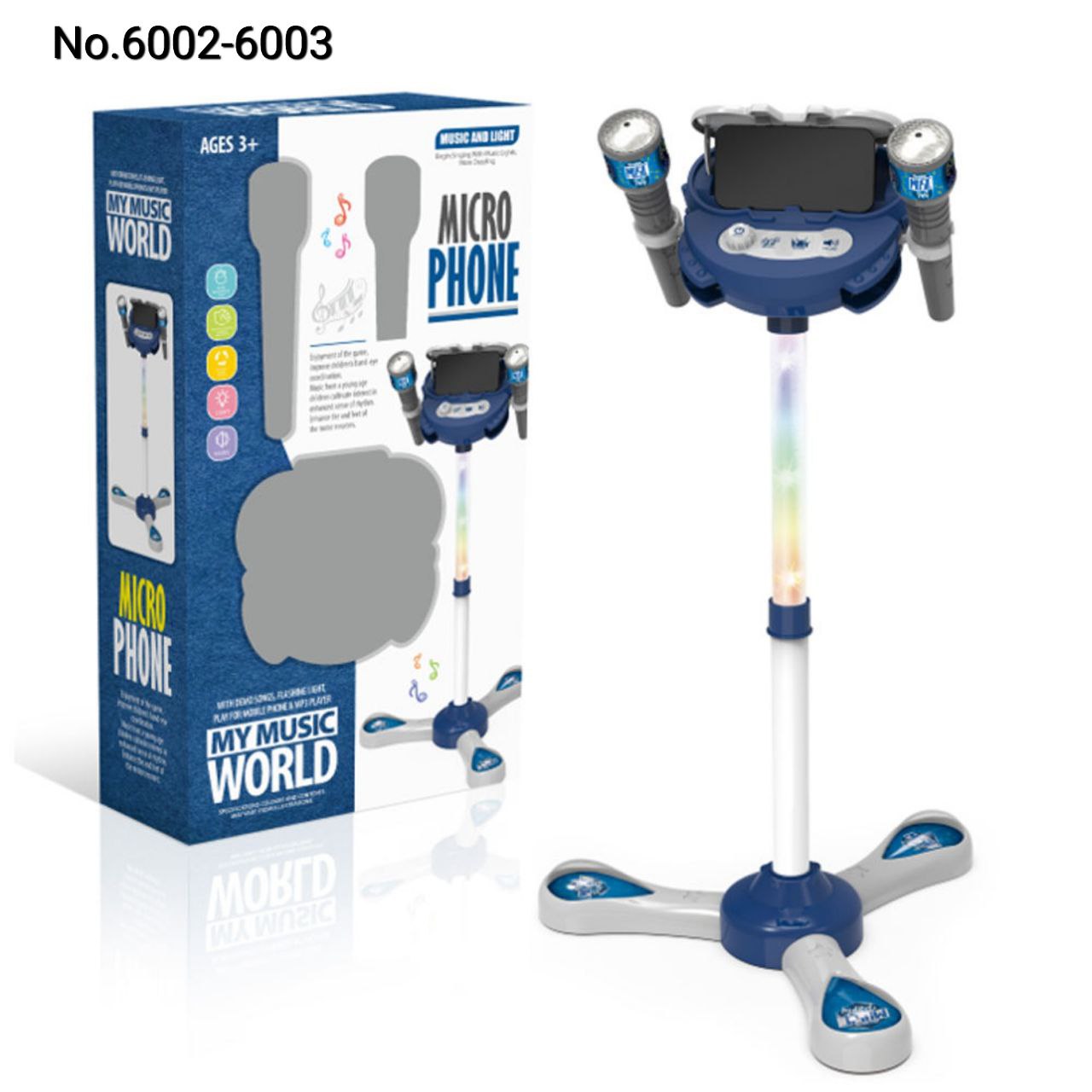 photo_2025-11-06_12-21-09 میکروفون بلوتوثی موزیکال چراغدار 6002/6003 - تصویر 1