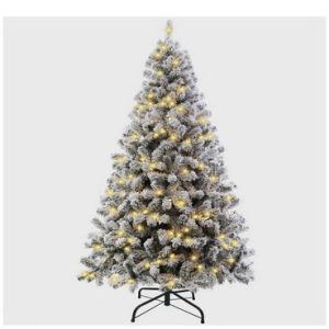 درخت کاج تزیینی تمام برفی 120 سانت 2602