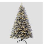 درخت کاج تزیینی تمام برف 150 سانت 2603