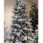 درخت کاج تزیینی تمام برف 210 سانت 4082