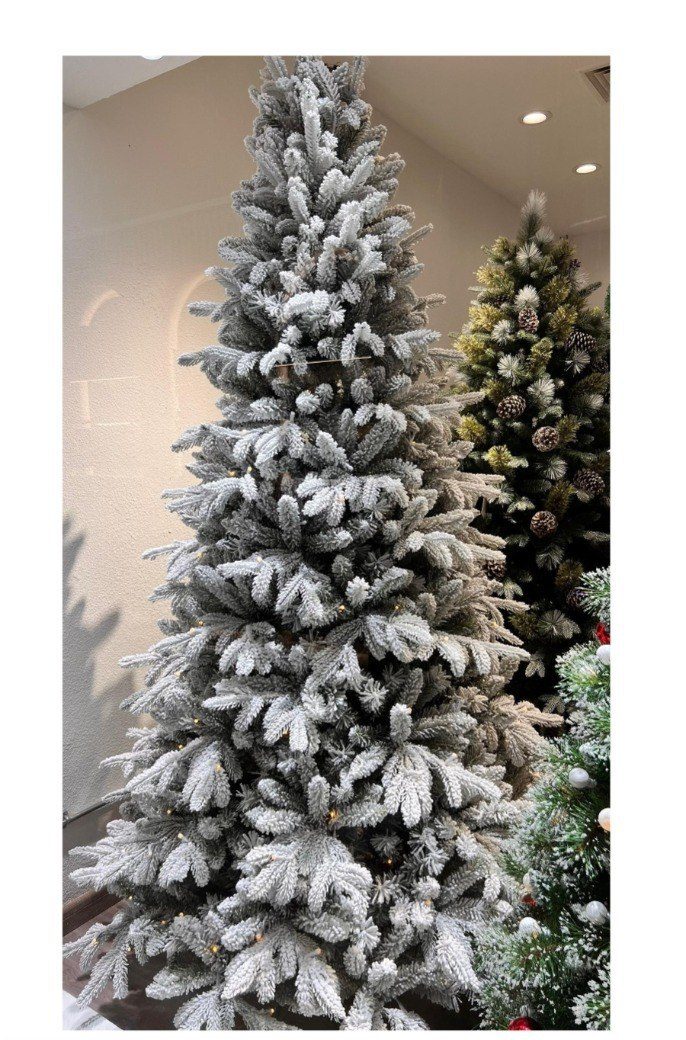 photo_2025-11-15_19-00-13 درخت کاج تزیینی تمام برف 210 سانت 4082 - Image 1