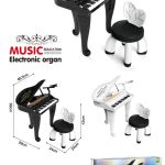 پیانو با صندلی 8866