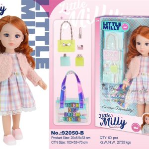 عروسک دختر لباس صورتی 92050