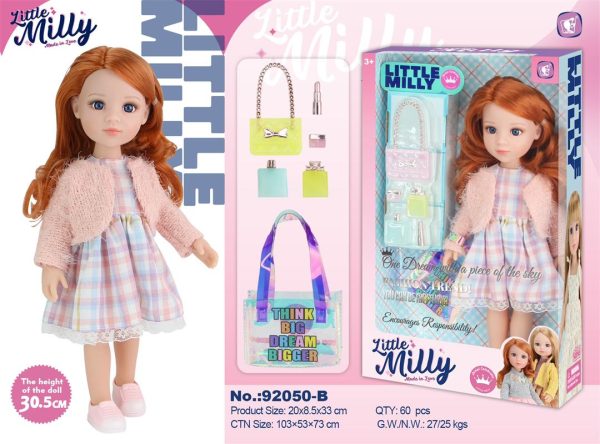 عروسک دختر لباس صورتی 92050 - Image 1