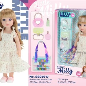 عروسک دختر لباس گلدار 92050