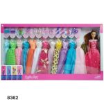 باربی با ست لباس 8362