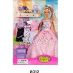 باربی دفا با لباس 8012