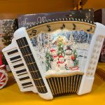 چراغ خواب دکوری طرح آکاردئون سفید 1002