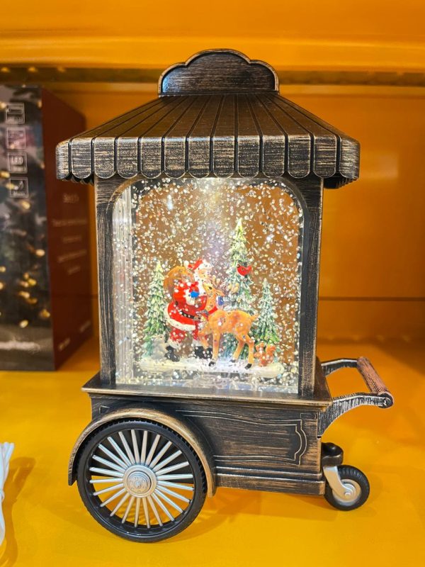 چراغ خواب دکوری طرح چرخ دستی 4529 - Image 1