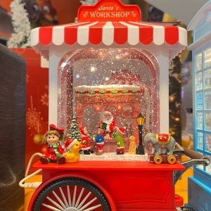 چراغ خواب دکوری طرح چرخ دستی قرمز 4214