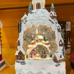 چراغ خواب دکوری طرح کلبه برفی 1047