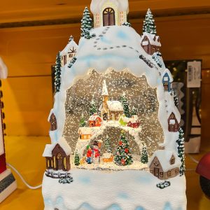 چراغ خواب دکوری طرح کلبه برفی 1047