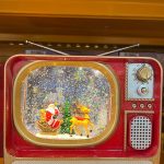 چراغ خواب دکوری طرح تلویزیون قرمز 1271