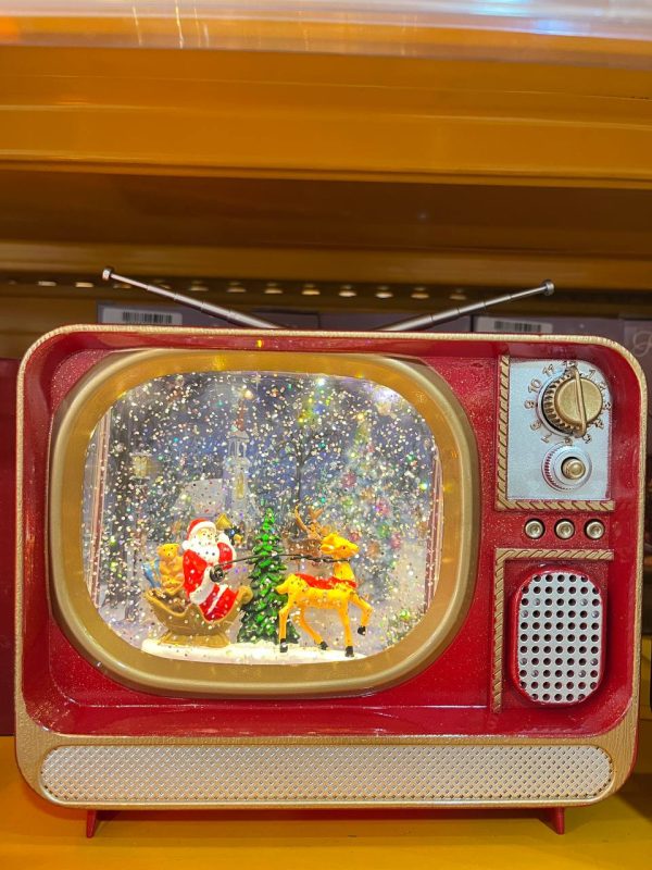 چراغ خواب دکوری طرح تلویزیون قرمز 1271 - Image 1