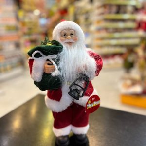 بابانوئل 30 سانت اورجینال طرح فانوس به دست