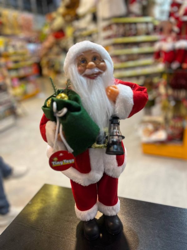 بابانوئل 45 سانت اورجینال طرح فانوس به دست - Image 1