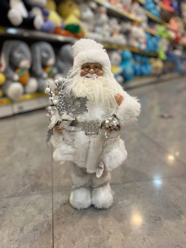 بابانوئل 45 سانت لباس سفید 4337 - Image 1