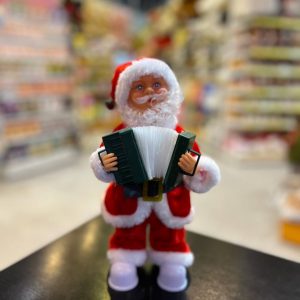 بابانوئل نوازنده 30 سانت (رقصنده) طرح آکاردون