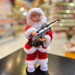 بابانوئل نوازنده 30 سانت (رقصنده) طرح ویالون