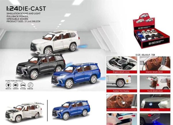 ماشین عقب کش فلزی لکسوس دودزا 125 - Image 1