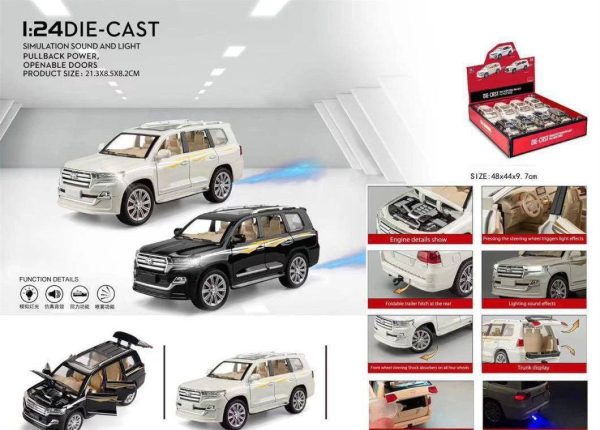 ماشین عقب کش فلزی لندکروز دودزا 123 - Image 1