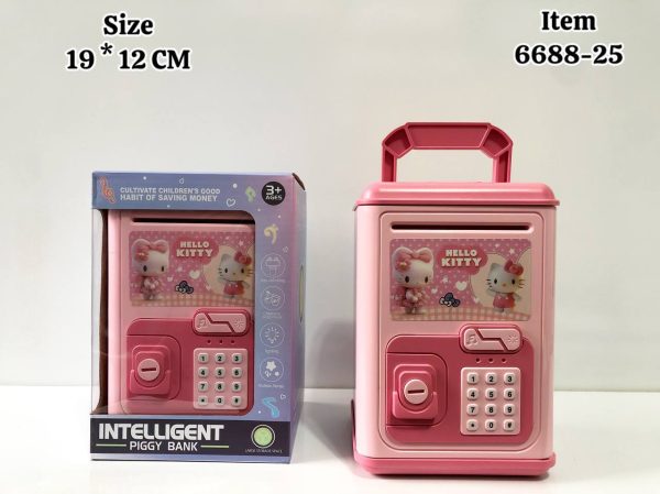 گاو صندوق کیتی موزیکال چراغدار 6688 - Image 1