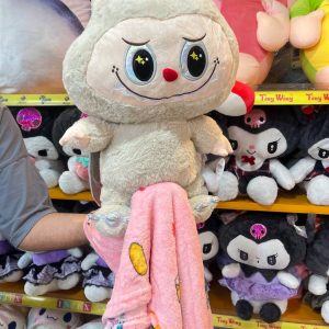 عروسک پتویی لبوبوبالدار کرم