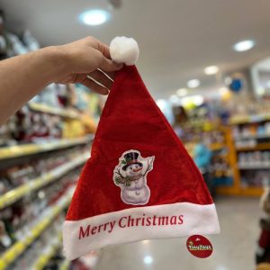 کلاه بابانوئل طرح دار چراغدار طرح آدم برفی 4164