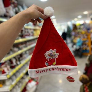 کلاه بابانوئل طرح دار چراغدار طرح کفش 4164