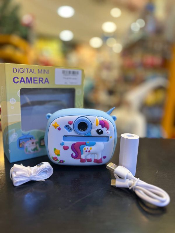 دوربین پرینتردار کاور سلیکونی یونیکورن آبی 300 - Image 1