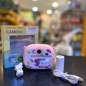 دوربین پرینتردار کاور سلیکونی یونیکورن صورتی 300