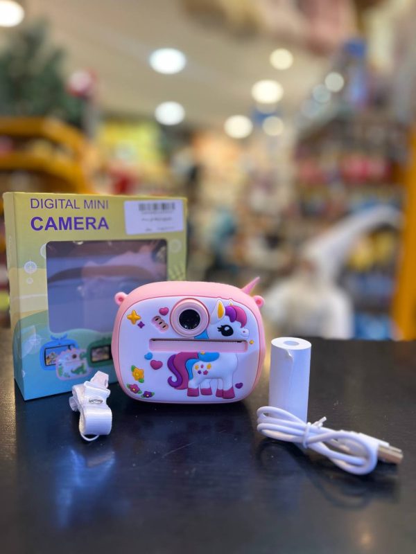 دوربین پرینتردار کاور سلیکونی یونیکورن صورتی 300 - Image 1