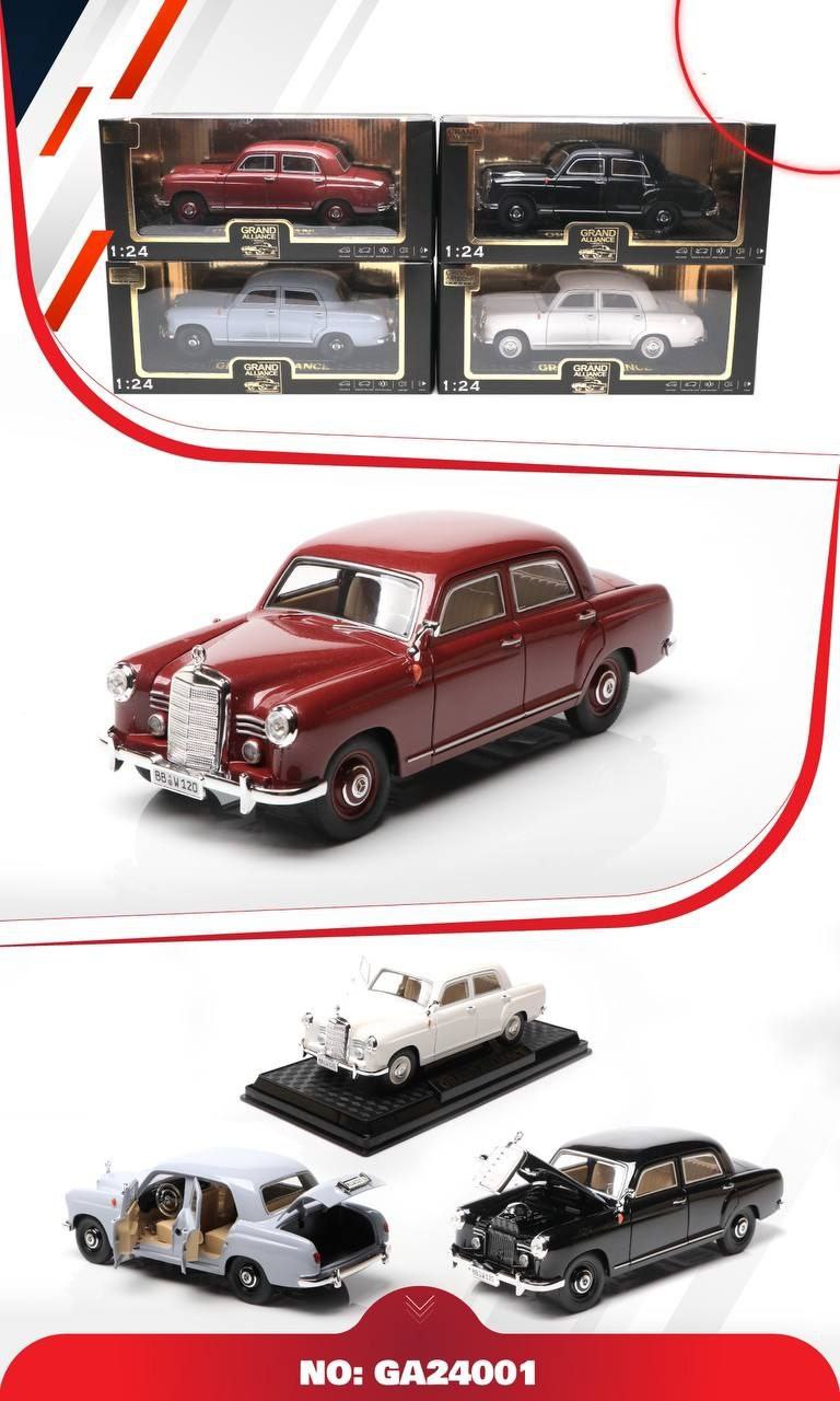 photo_2025-12-06_19-55-44 ماشین عقب کش مرسدس بنز W120 موزیکال 24001 - Image 1