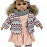 عروسک عطری17اینچ لباس رنگی کلاه دار 1999