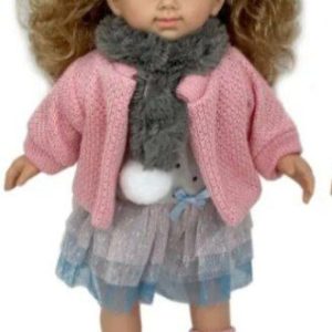 عروسک عطری17اینچ لباس صورتی 1999