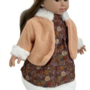 عروسک عطری17اینچ لباس نارنجی 1999