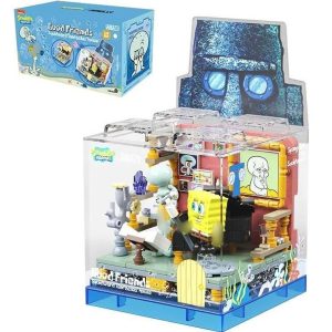 لگو سه بعدی باب اسفنجی و خرچنگ هولگرام دار نور پردازی دار 0025