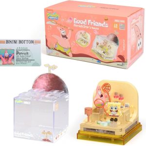 لگو سه بعدی باب اسفنجی و پاتریک هولگرام دار نور پردازی دار 0024