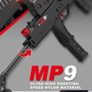 تفنگ تیر ژله رگباری شارژی سایز بزرگ 581