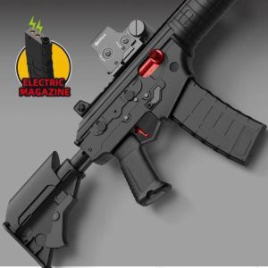 تفنگ تیر ژله رگباری شارژی 735