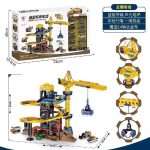 ست پارکینگ راه سازی همراه 14عدد ماشین چراغدار و موزیکال 663