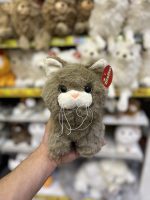 عروسک گربه چهار رنگ قهوه ای