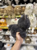 عروسک گربه چهار رنگ طوسی 100346 - تصویر 2