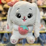 عروسک خرگوش توت فرنگی بدست ۴۵ سانت