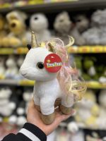 عروسک اسب تک شاخ ۳ رنگ ۲۰ سانت - تصویر 5